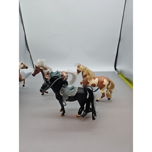 Toy Horses Kid Core Black Stallion Brown Spotted HG TOYSC Brown Speck Lot Of 3 - Picture 1 of 14
